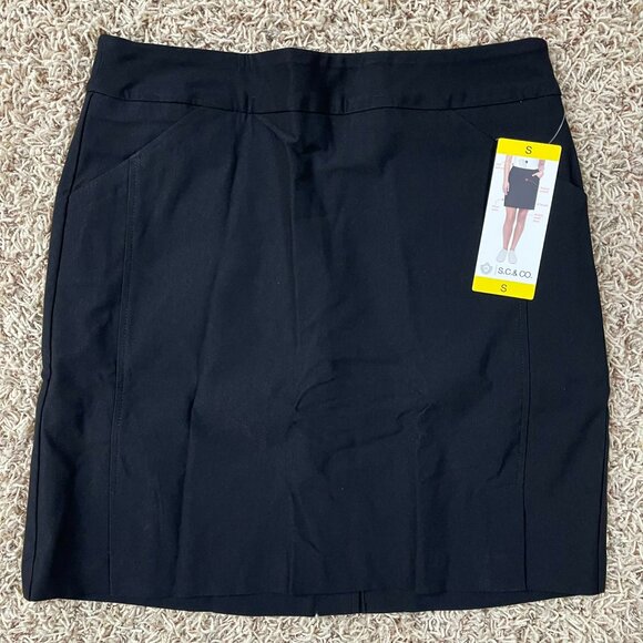 S.C. & CO. Women's Tummy Control Skort Black, Size Small (New) - Picture 6 of 16